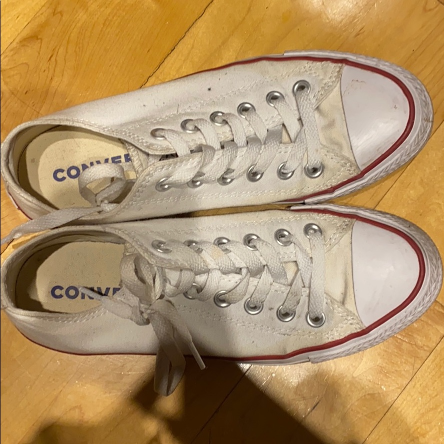 All White Converse